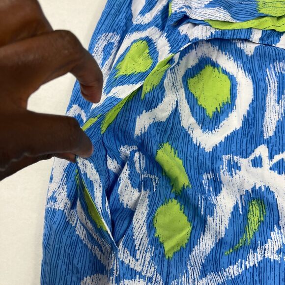 Chicos Lightweight Kimono Ikat Blouse Flowy Open Front Boho Loose Fit Top XXS/XS - Picture 12 of 13